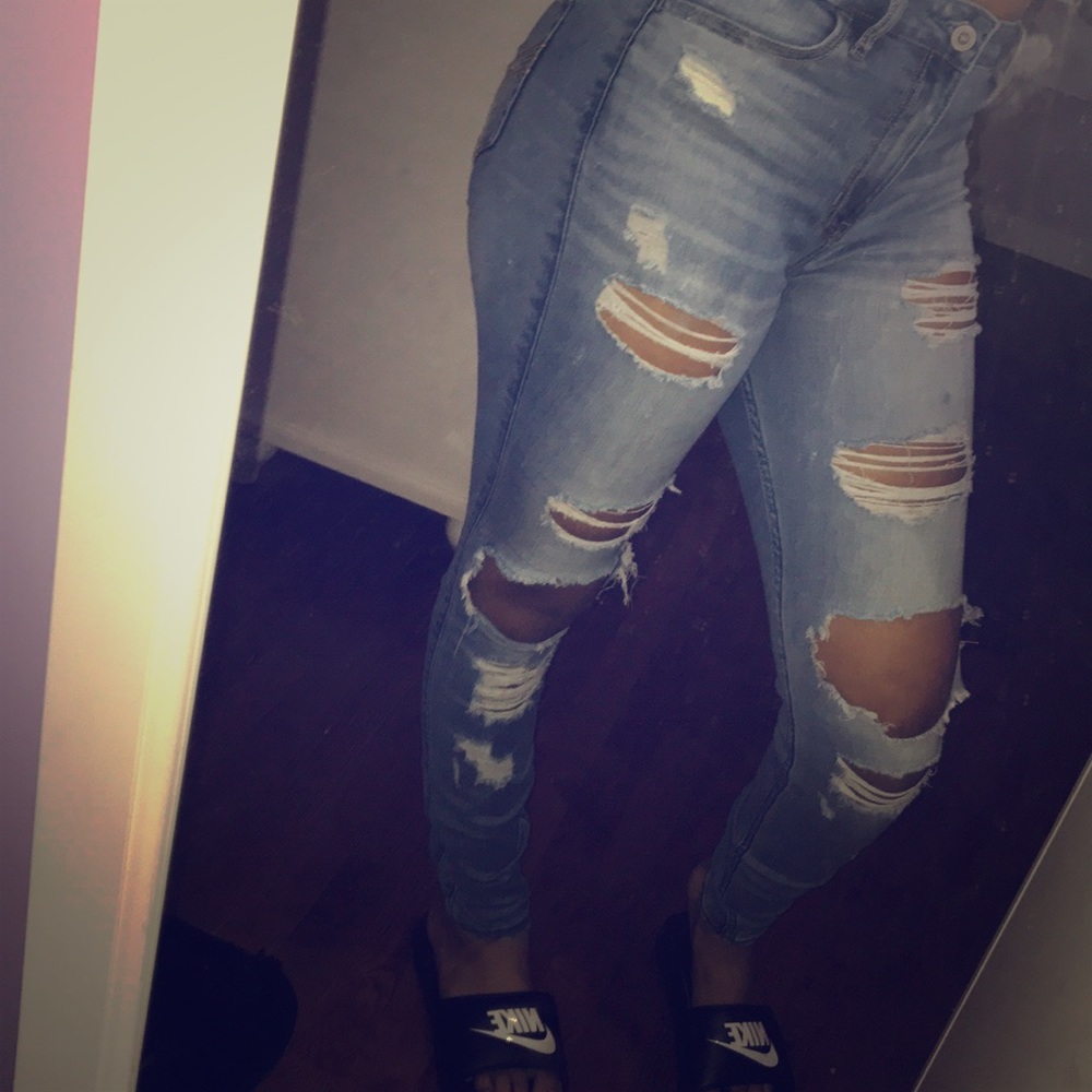 Hollister high waisted jeans